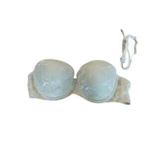 Ivory Lace Size 42B Molded Cup Convertible Bra
